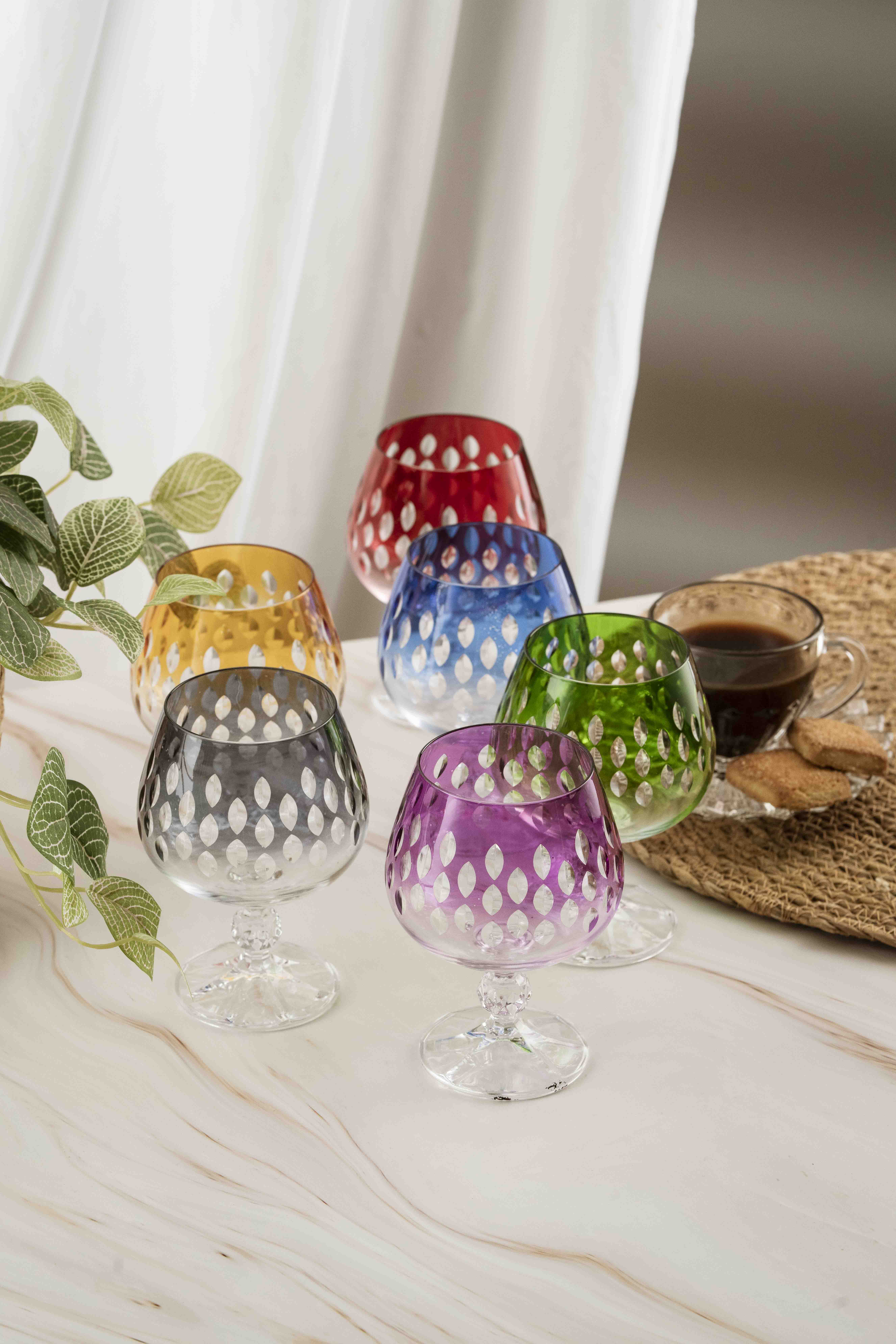 Kristal Kahve Yanı Su Bardağı 250ml