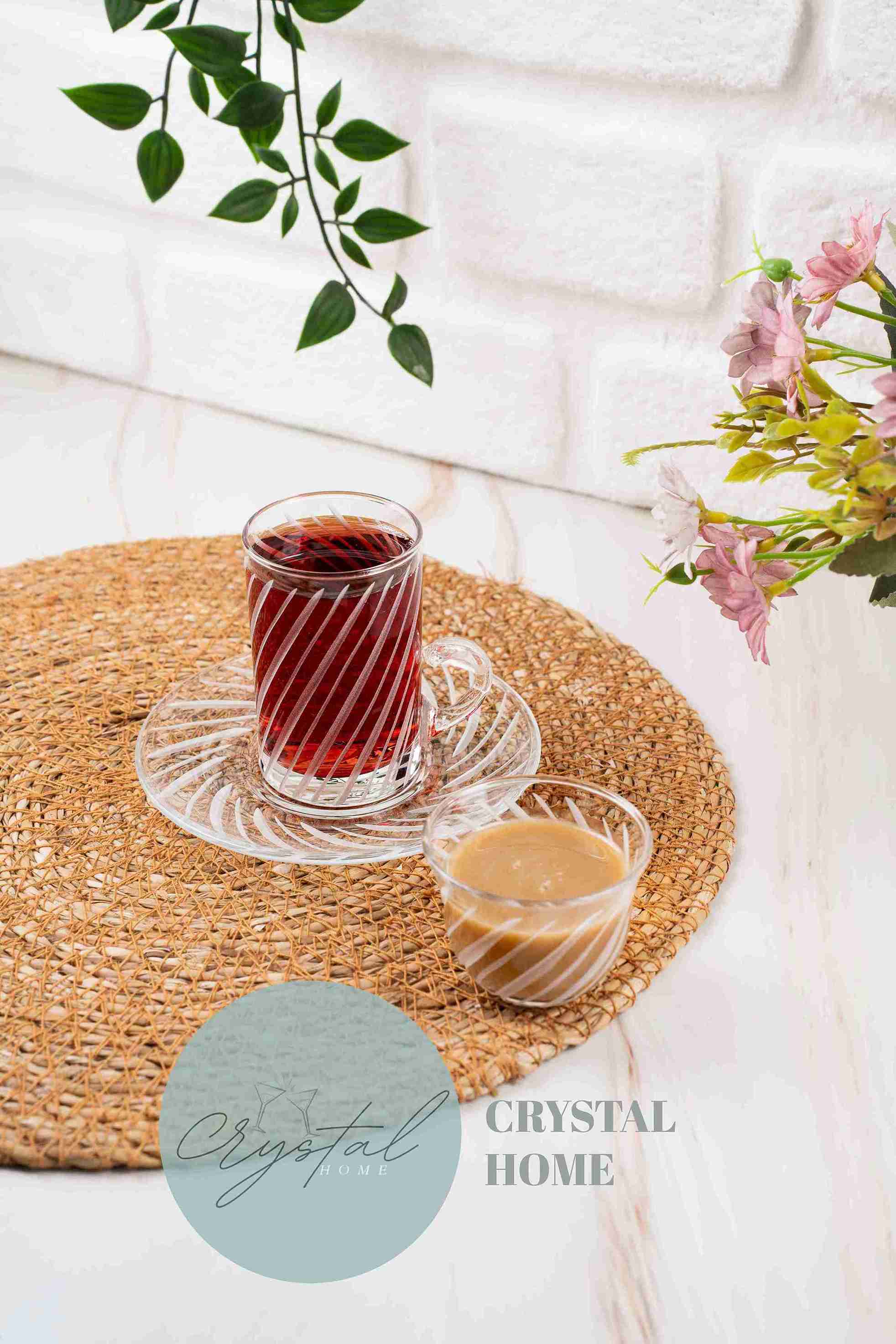 18 Piece Tea Set Rain