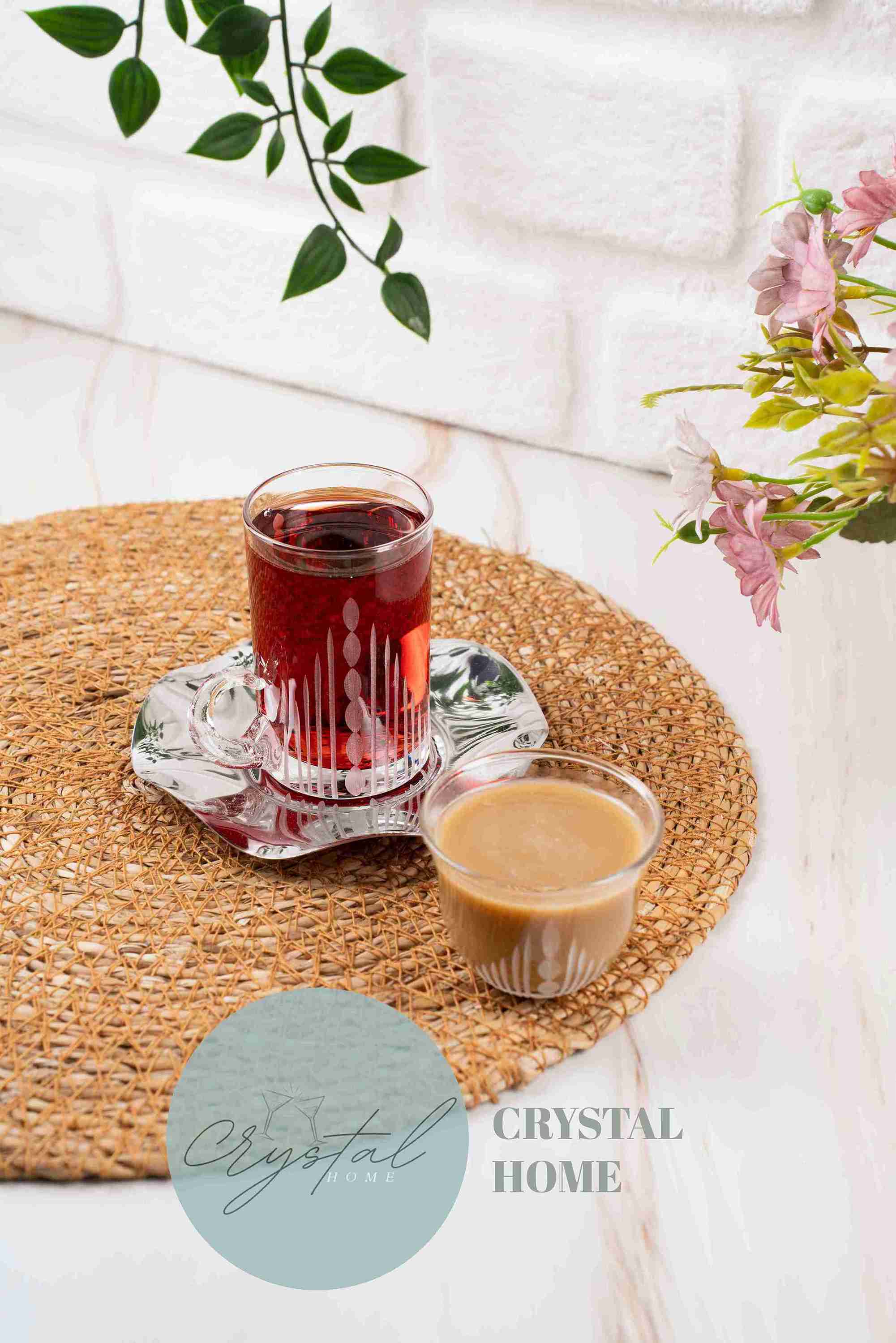 18 Piece Tea Set Almond