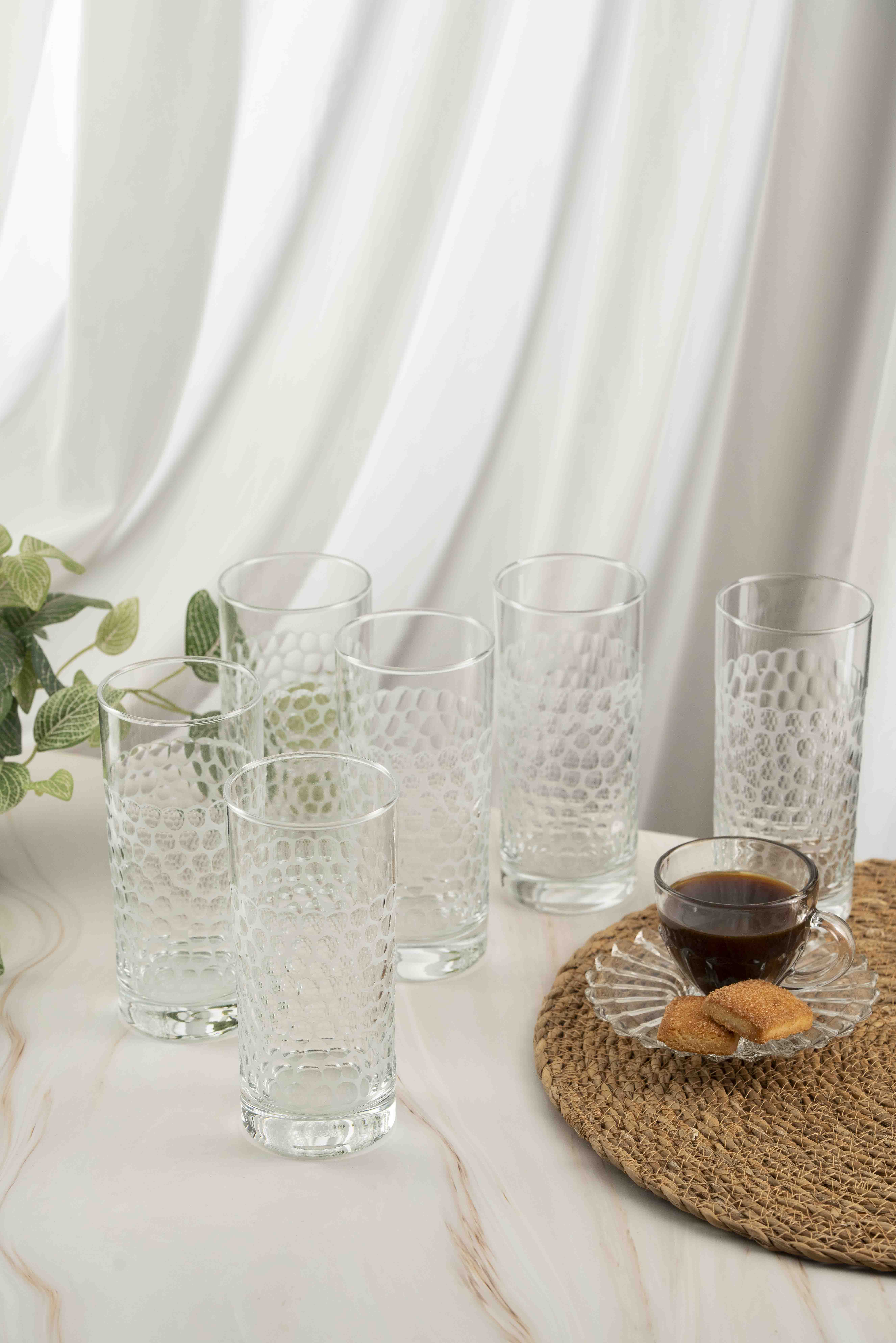 Üzüm Parlatma Uzun Su Bardağı 485ml