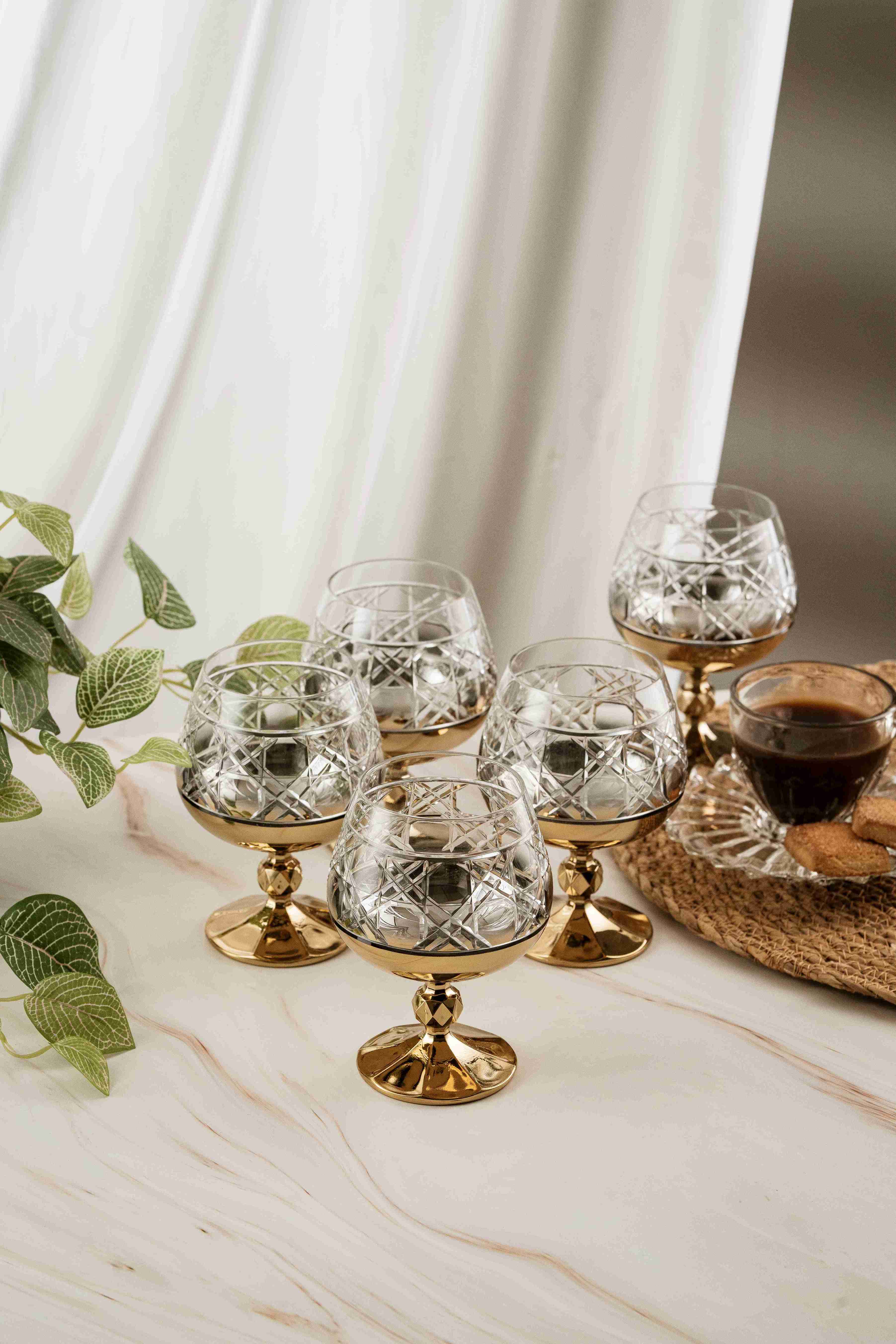 Gold Gloria Crystal Coffee Side 250ml