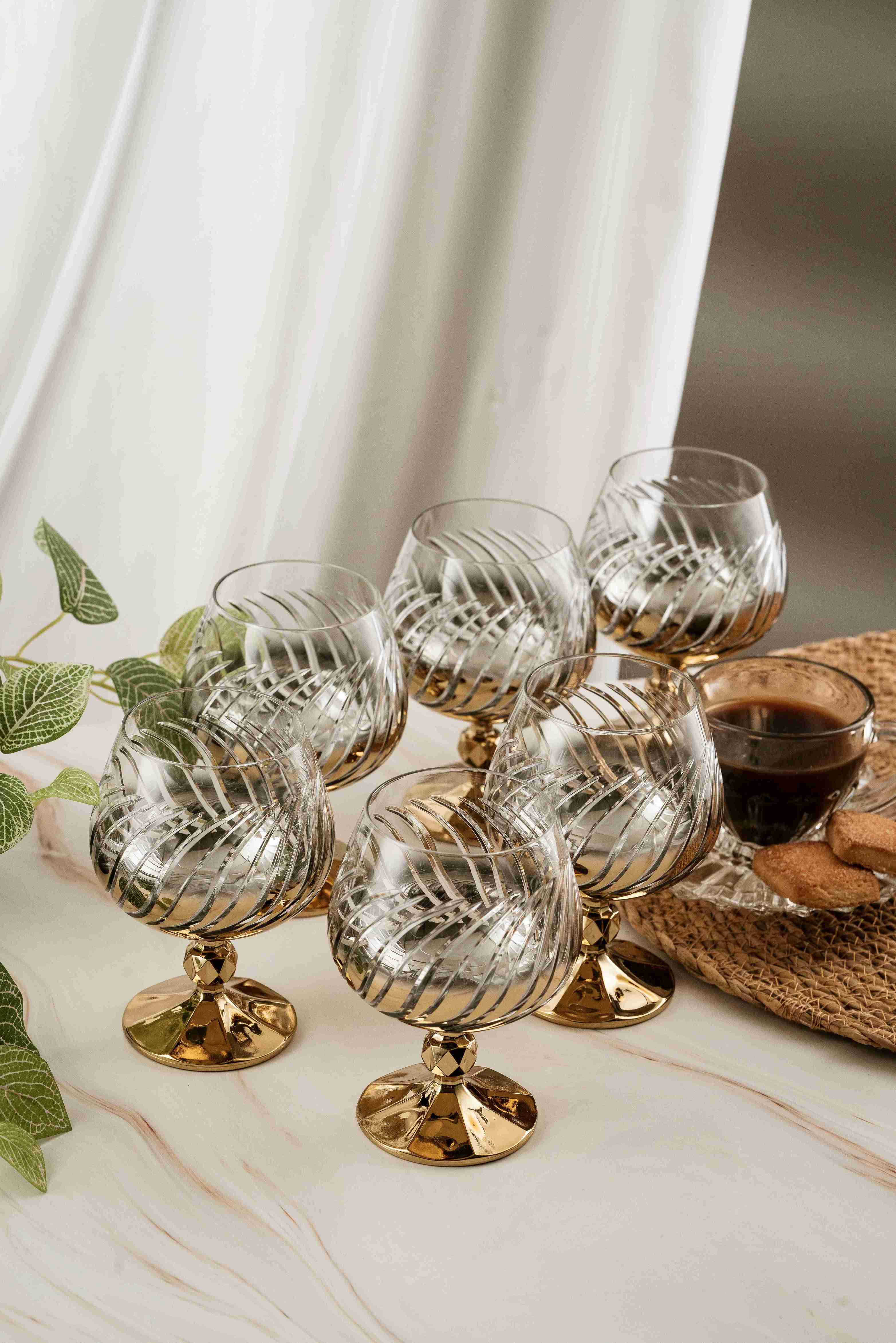 Gold Meltem Crystal Coffee Side 250ml