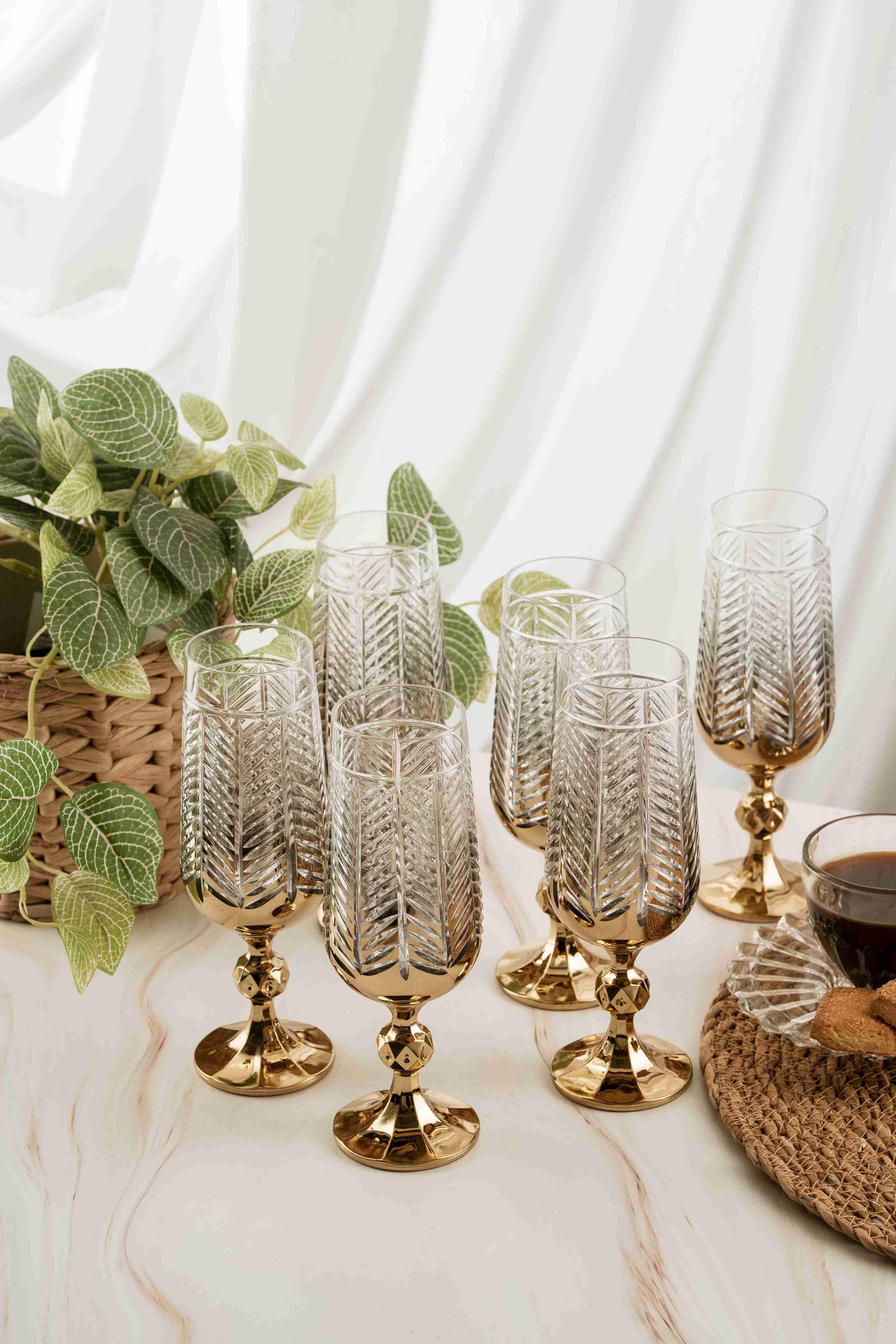 Gold Bone Crystal Coffee Side 180ml