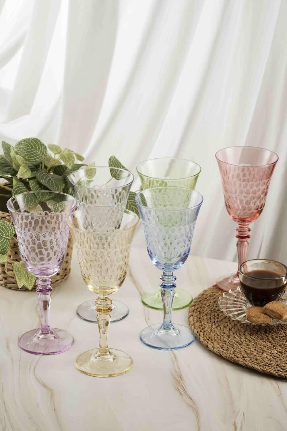 Üzüm Renkli Uzun Kadeh 270ml