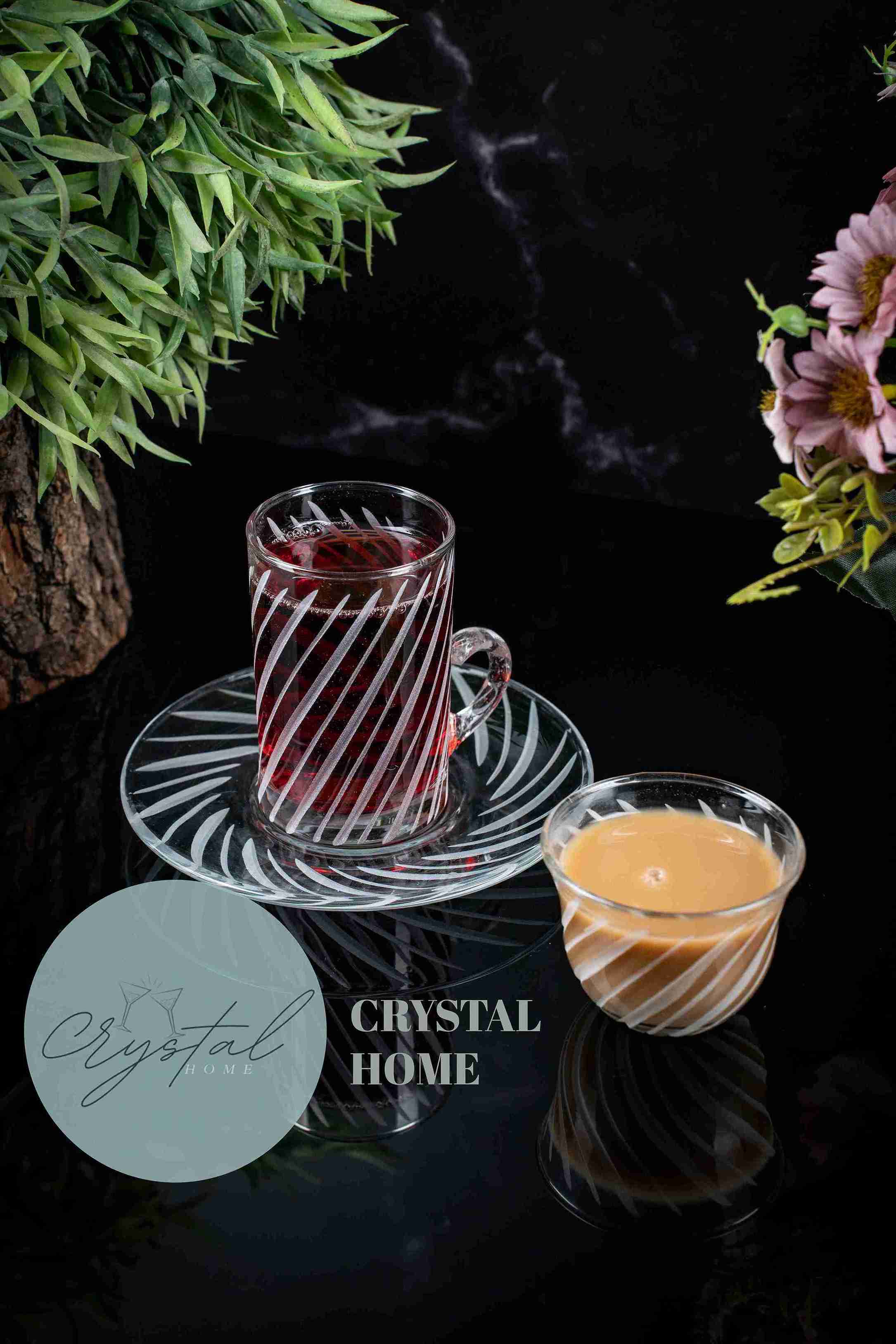 18 Piece Tea Set Rain