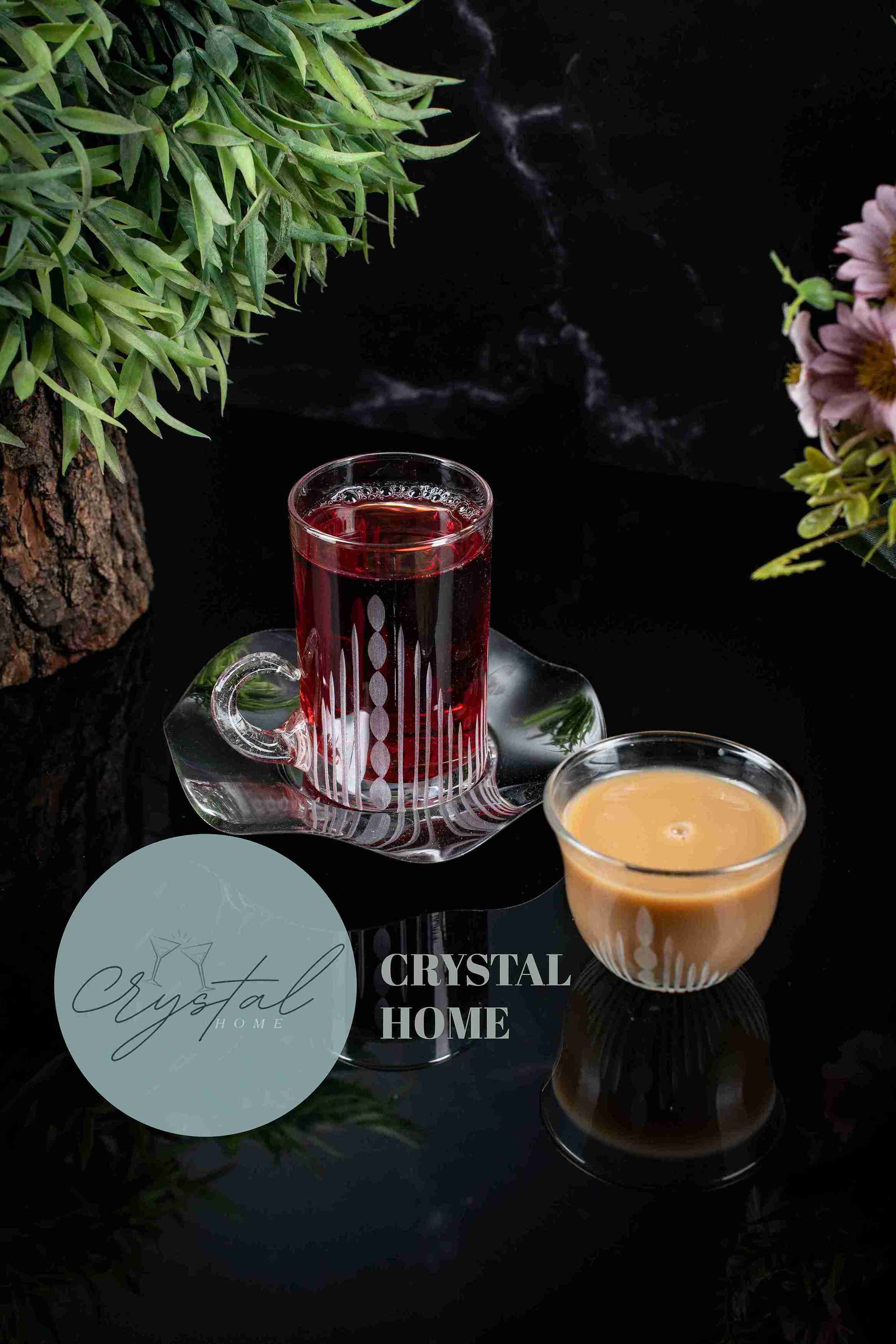 18 Piece Tea Set Almond