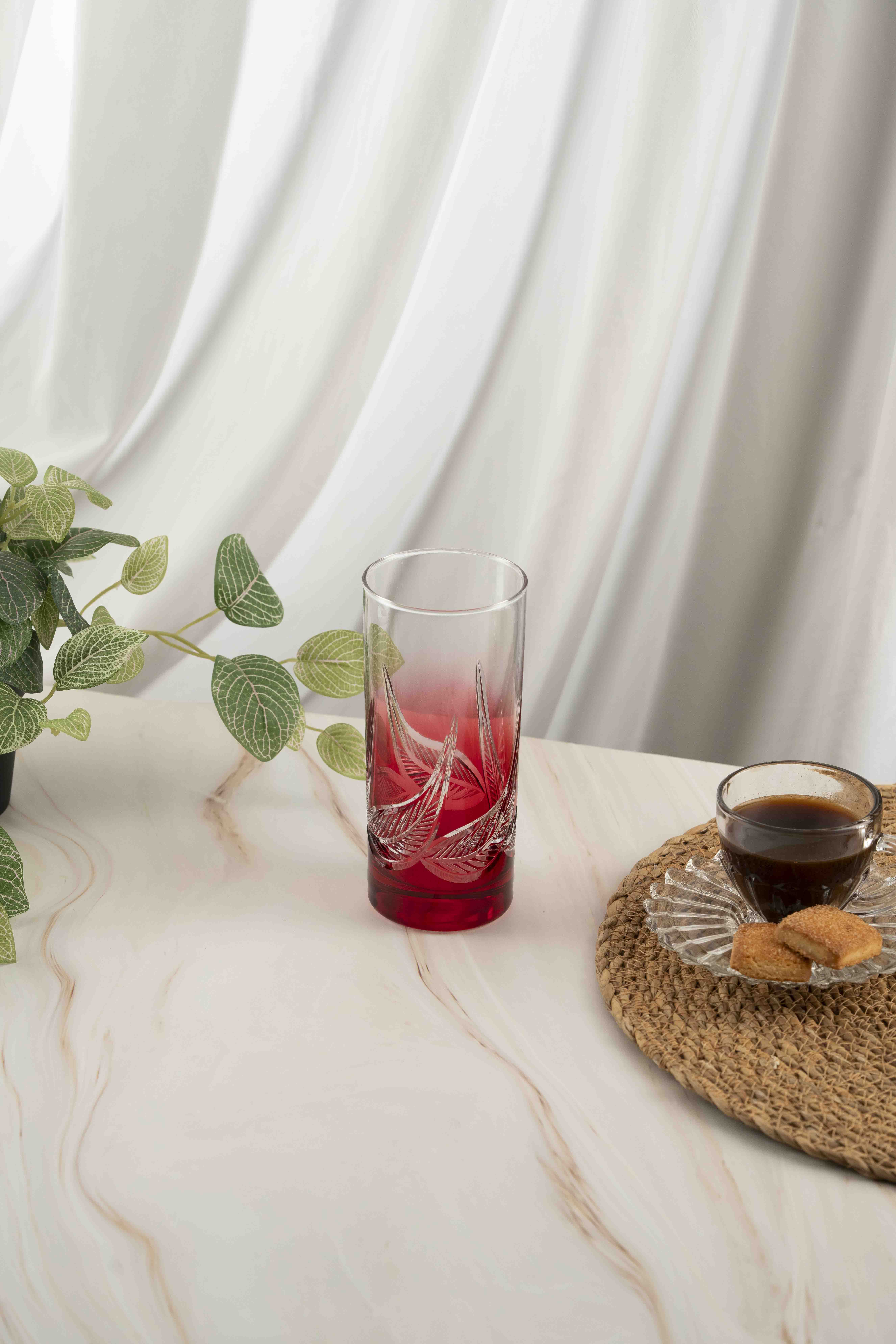 Yaprak Uzun Su Bardağı 485ml