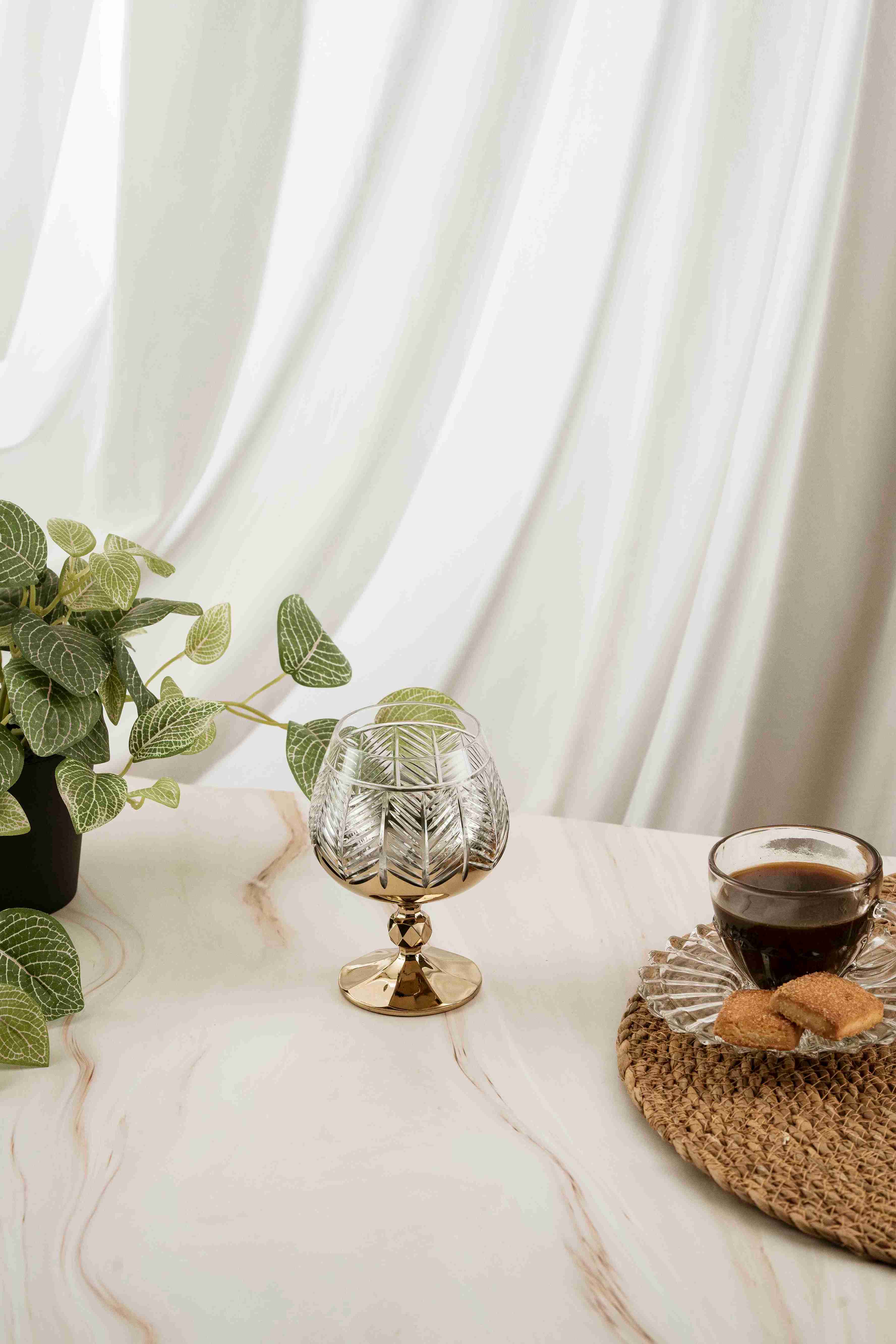 Gold Bone Crystal Coffee Side 250ml