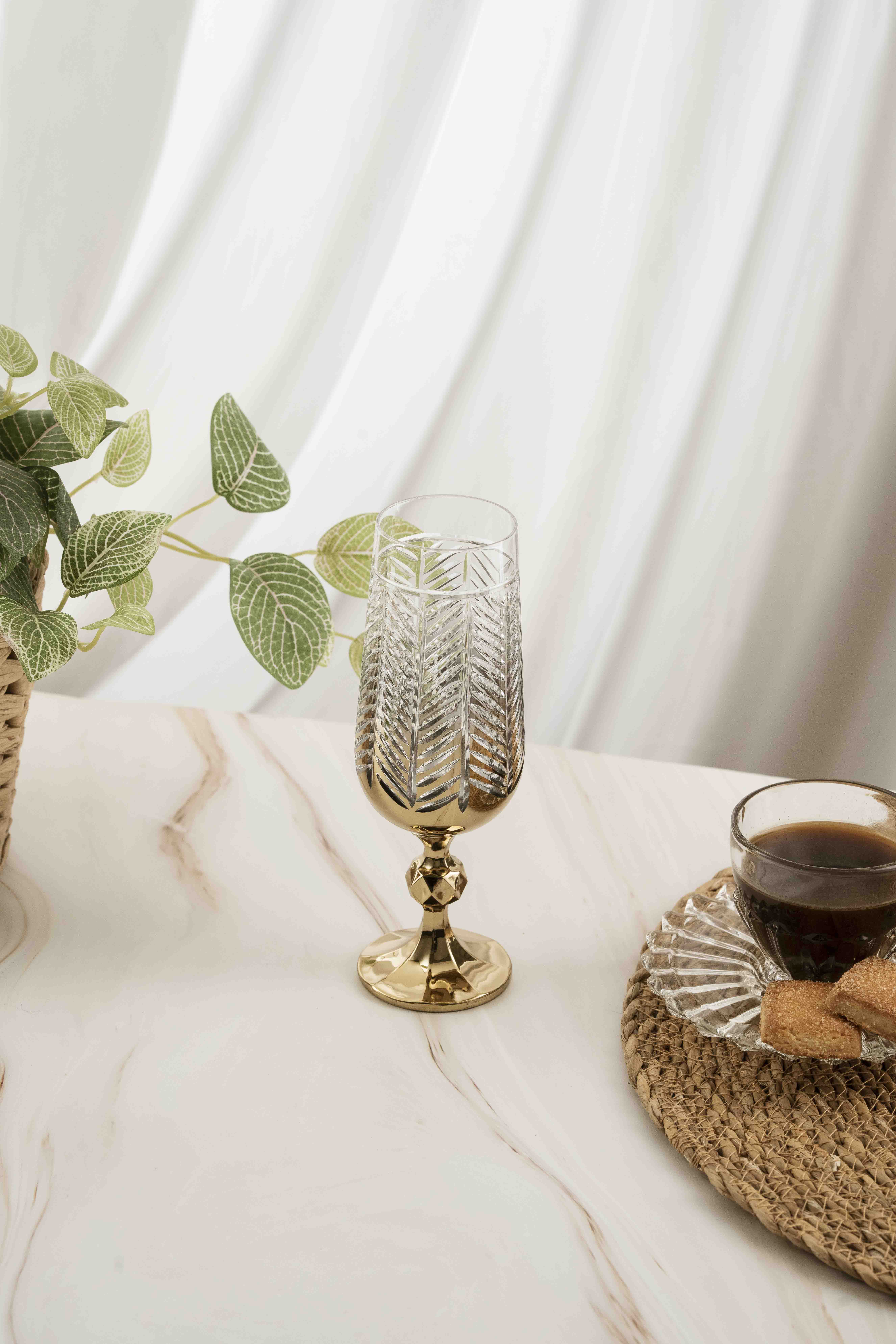 Gold Bone Crystal Coffee Side 180ml