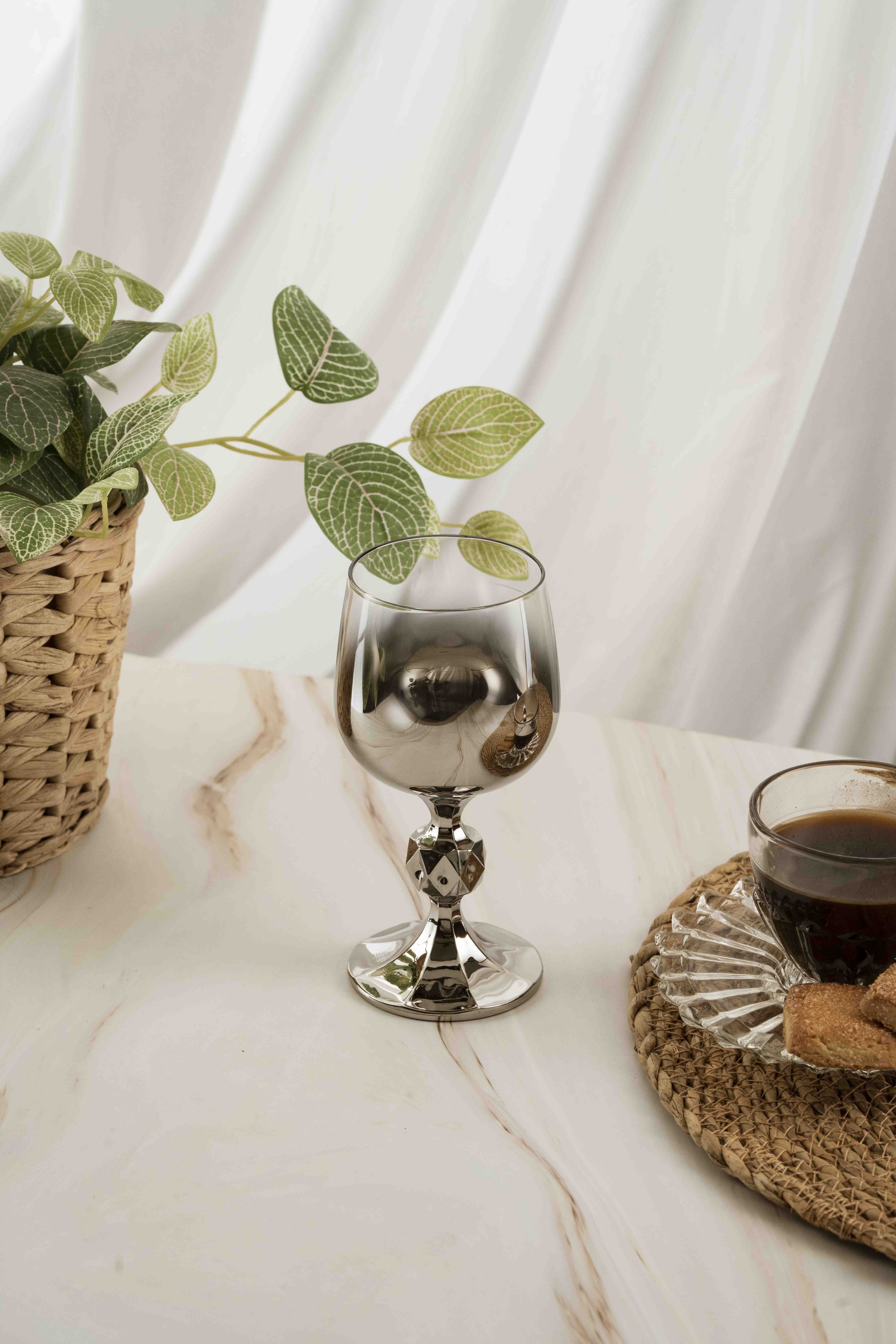 Silver Crystal Coffee Side 150ml